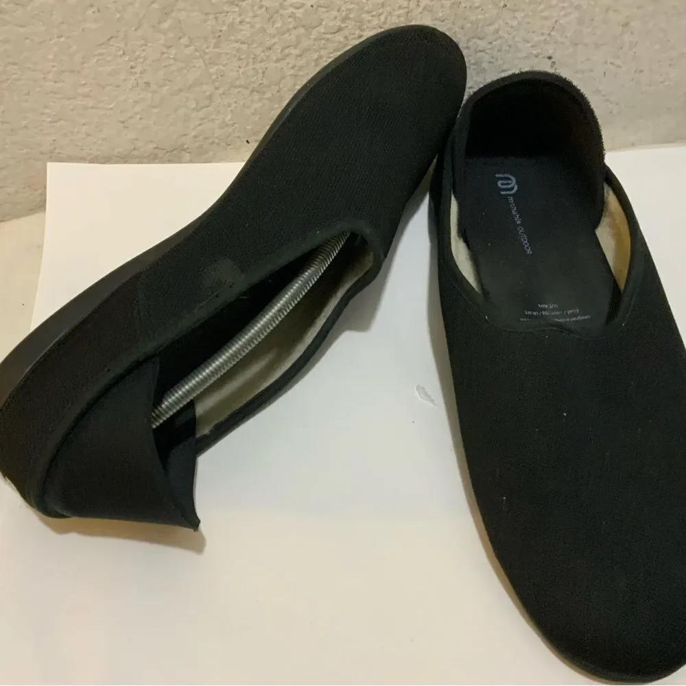 Mahabis Shoes Mens 13.5 black  Iconic Classic Wool Slippers Comfy